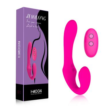 Wholesale Dual Vibration Remote Control Silicone Lesbian Couple Vagina Clitoris G Spot Vibrator