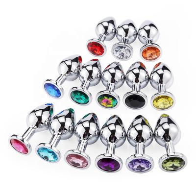 Jewel Encrusted Anal Beads G Spot Vibrator For Women And Couples Metal Dildo With  Properties