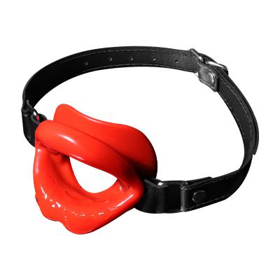 Breathable Silicone Open Mouth Gag Harness Sm/bdsm  With Whip For S Holes Couples Or Lovers