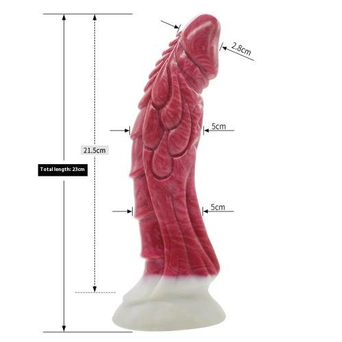 Alien Design Silicone Dildo Vibrator With G-spot Stimulation Penis For Maturbators
