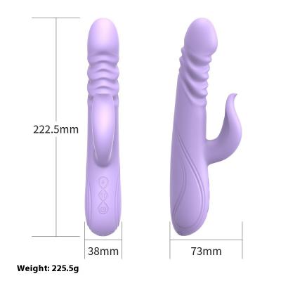 Automatic Telescopic Heating G-point Vibrator Stick Multi-frequency Direct Insertion Second Wave Vibration Massage Dildo