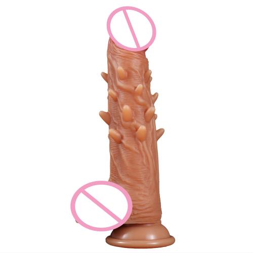 Barb Liquid Silicone Av Stick Soft Female Masturbator Simulated Penis Couples Dual Vagina Male Masturbation