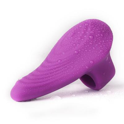 Customizable Silicone Wireless Finger Vibrator Sleeve   For Women Other