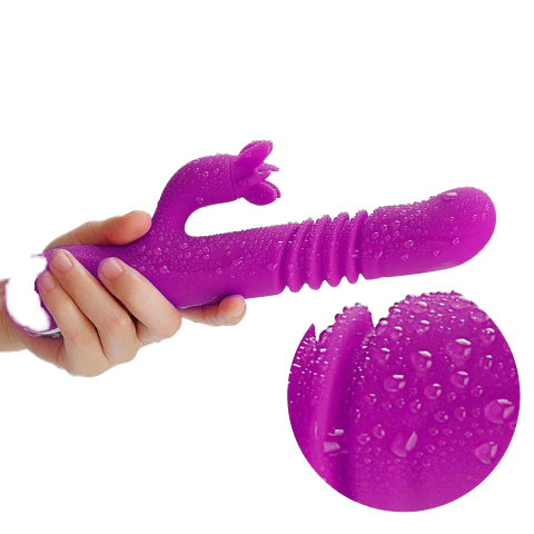 Direct Factory Wholesale  Sex Female Masturbation Vibrator Flirting Bead Stick Usb Automatic Tongue Vibration Rotation