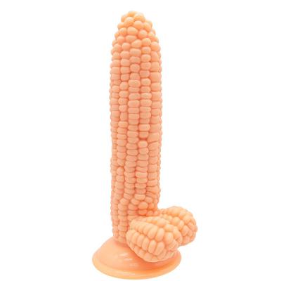 Faak 023 Medical Pvc Corn Shape Anal Plug Soft Realistic Dildo For Women And Men Big Huge Butt