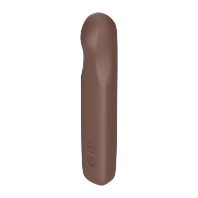 Female Masturbator Dildo 16-frequency Usb-powered Vibrations Chocolate Vibrator   Factory Wholesale