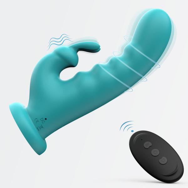 Female Usb Power Supply Swing Vibrator Sucker 10-speed Bird Rabbit Masturbation Massage Stick For Foreign Trade