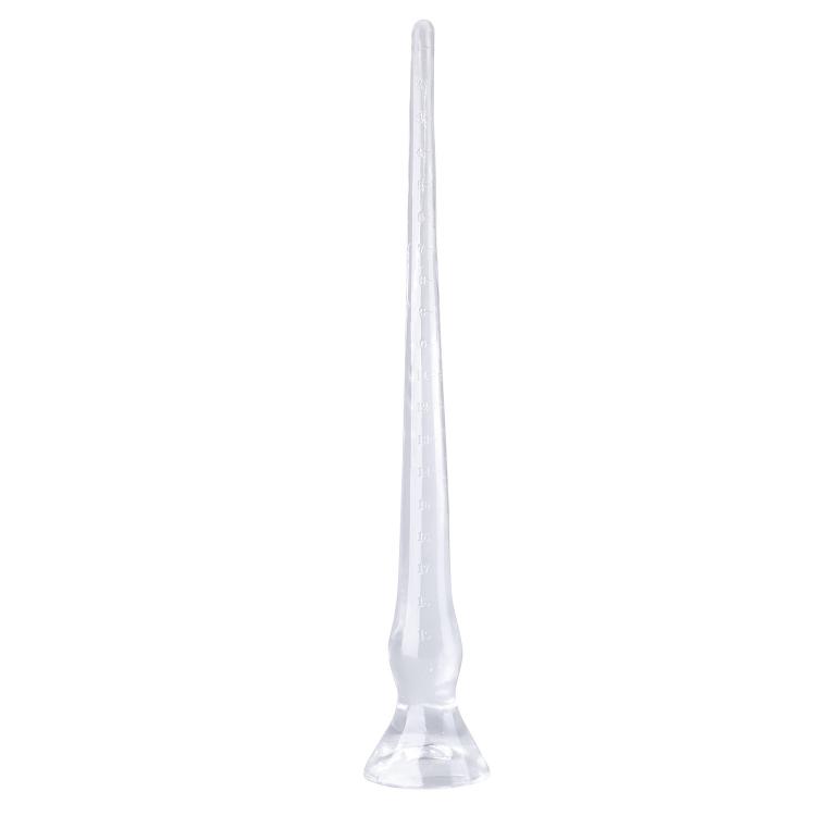 High Quality Tpe Plastic Soft Crystal Anal Dilator Plugs Extra Long Graduated For Men And Women  Sex Posterior