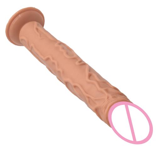 Large Soft & Flexible Pvc Silicone Suction Cup Dildo  With Big Glans For India