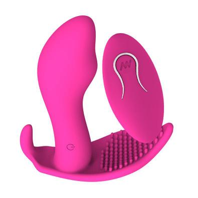 Remote Control   Rose Vibrator 10-speed Clitoral G-spot Stimulator Wearable Couples Massager Nipple