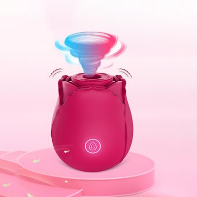 Rose  Flapping Vibrator 7 Mind-blowing Patting Clitor Clitoral Stimulator Dildo  For Women