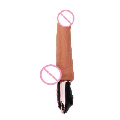 Sacknove Women's Clitoris Vibrator Popular Realistic Liquid Silicone Dildo   Machine Move Gun
