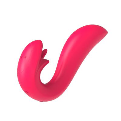 Usb  Av Stick With Double Head Vibration 10 Speed Female Masturbation Tongue Licker Massage Wholesale Foreign Trade