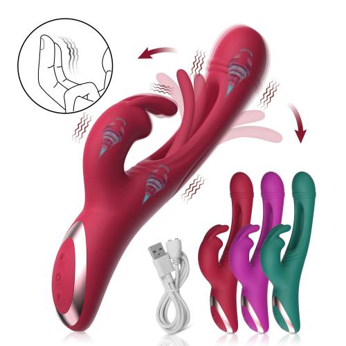 Usb Powered Sexy Hollow Tongue Rabbit Vibrator Wand  Supplies Orgasm Masturbation Massage Stick