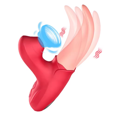 2 In 1 Lick Suck Vibrators For Women Licking Tongue Clitoris Stimulator G Spot Massager Female Vagina Orgasm