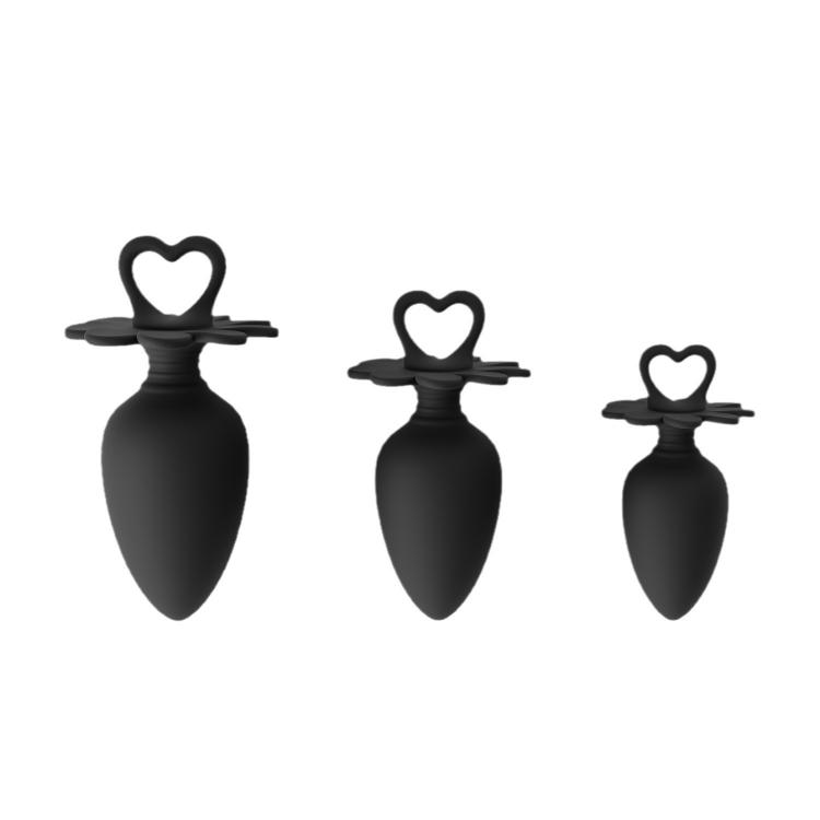 3pcs Set Anal Butt Plug Men Prostate Massager Female Masturbator For   Women Gay