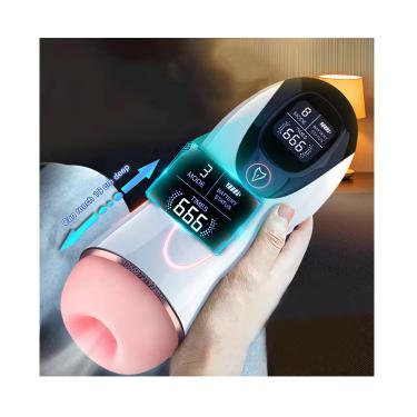 Automatic Male Masturbator Cup Sucking Vibration Real Vagina Pocket Pussy Penis Oral Sex Machine  For Man S 18+