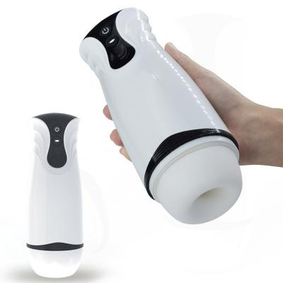 Automatic Man Masturbator Cup Tpe Material Vibrator With Double Stimulation Vibration And Sucking