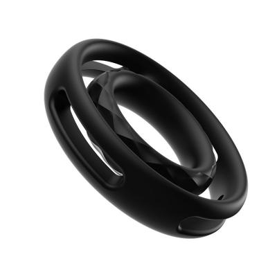 Double Silicone Male Ring   For Enlargement And Delay Training Physical Sperm Locking Penis