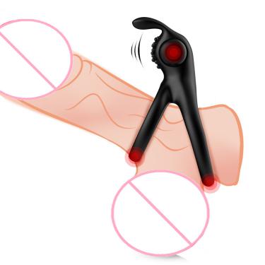 Hot Sell Male Cocks Wear Stimulation  Lock Sperm Vibrating Ring Female Silicone Delay Locking