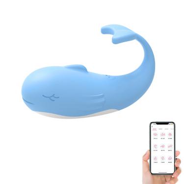Hot Selling  App Remote Control 10 Frequency Vibration Love Egg Women's Wearable Whale Vibrating Panties G-spot