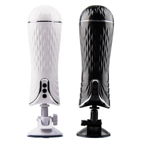 Hot Selling Men Intelligent Sound Masturbation Cup With Holder Suction Automatic  Masturbator   For