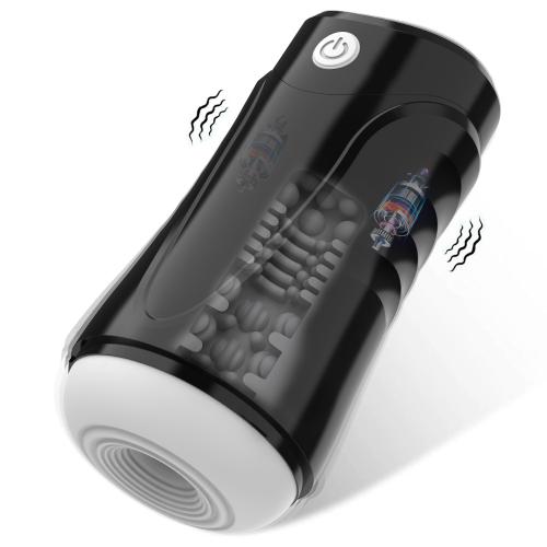 Intelligent Heated Men's Aircraft Cup Masturbator Pulse Vibration Suction  Sex