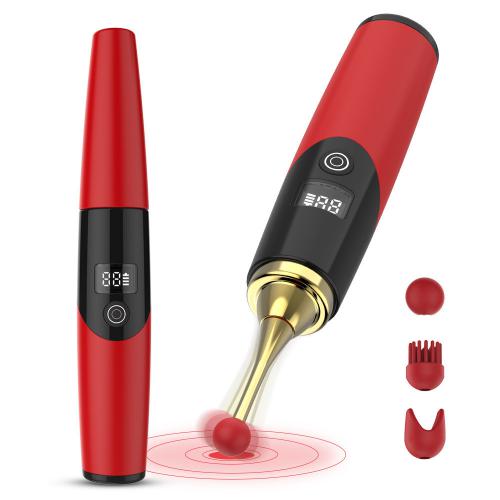 Lcd Orgasm Display Pen Vibrator 12 Mode Vibrating G-spot Female Clitoris Nipple Stimulator Portable Massager
