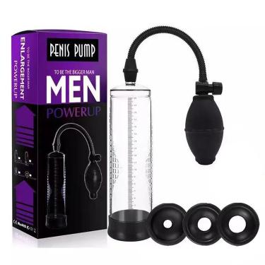 Male Manual Penis Enlargement Vacuum Pump Penile Growth Enlarge Trainer Tool