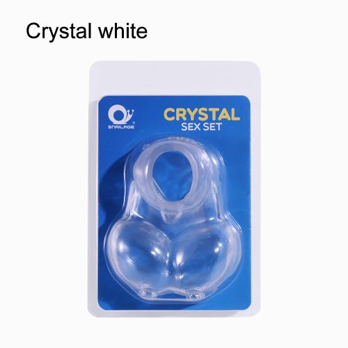 Male Scrotum Testicle Ball Stretcher Sleeve Tpe Lock Cock Penis Ring For Time Delay Ejaculation