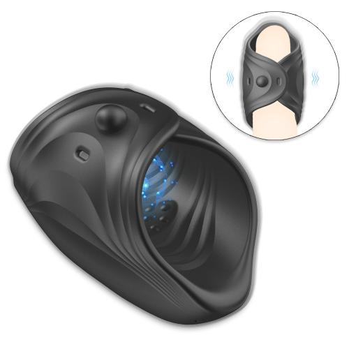 Men's  Glans Vibrator Penis Massager Trainer Ejaculation Delay Last Male Masturbator