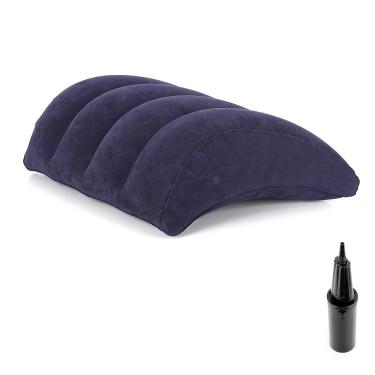 Pvc Flocking Travel Pillow Cushions  For Woman Crescent Inflatable Loving Room Furniture