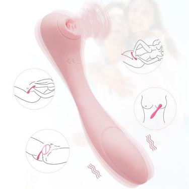 Rechargeable Silicone 7-frequency Folding Vibrator For Women Clit Clitoris Sucker Vacuum Stimulator Dildo Sexy  S