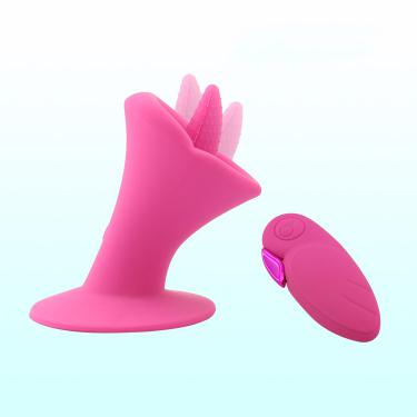 Remote Control Usb Charge Tongue Lick Vibrator  For Women 10 Modes Nipple Clitoris Stimulator
