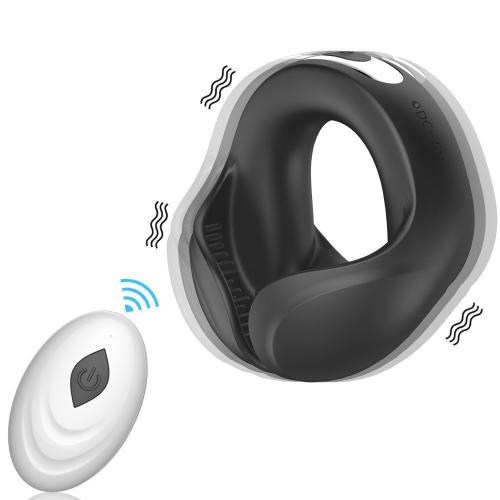 Silicone Cock Ring Tpe Anal Stimulation Plug Men's Vibrating Prostate Massager And Penis Vibrator