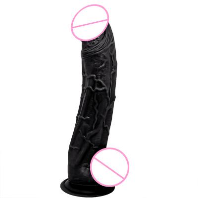 Top Selling 30cm Long Super Soft Dildo Realistic Artificial Penis For Women Elastic Pvc