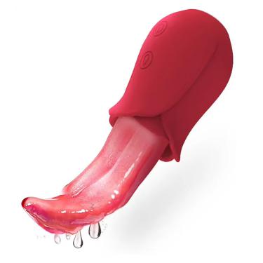 Wholesale High-quality Silicone Tongue Licking Vibrator For Female Clitoris Suction And Shaped
