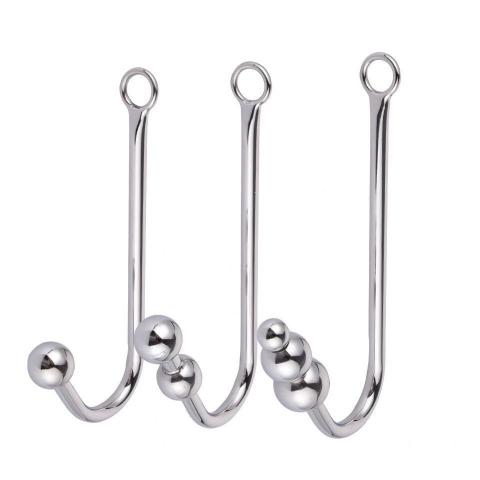 Wholesale Stainless Steel Anal  Kinky Hook With Ball For Bdsm Play Bondage