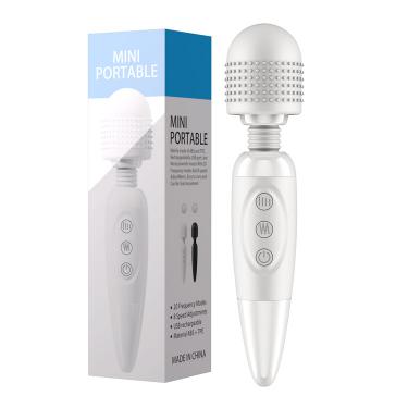 Wholesale Usb Rechargeable Av Wand Vibrator Powerful Handheld Wireless Massager For Men And Women Sex