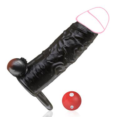 Wireless Remote Control New Model Penis Ring 10 Frequency Conversion Simulation Case Extended Thick Glans Double Vibration