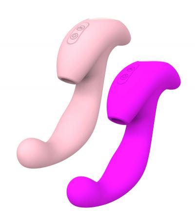 Women Sex Masturbation Massager Clitoral Sucking Double Massage Vibrator Female Stick