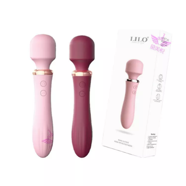 10 Frequency Conversion Heating Masturbation Stick   For Female Double Shock Lilo Av