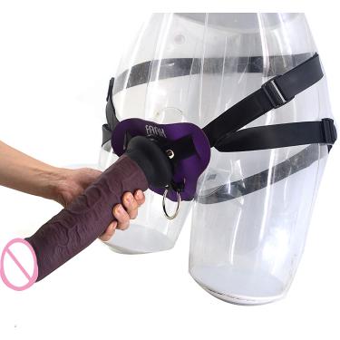 11 Inch Dia 2.28" Thick Silicone Cock Strap-on Harness With No Balls Dildo Realistic Bondage  Strapon For Lesbian