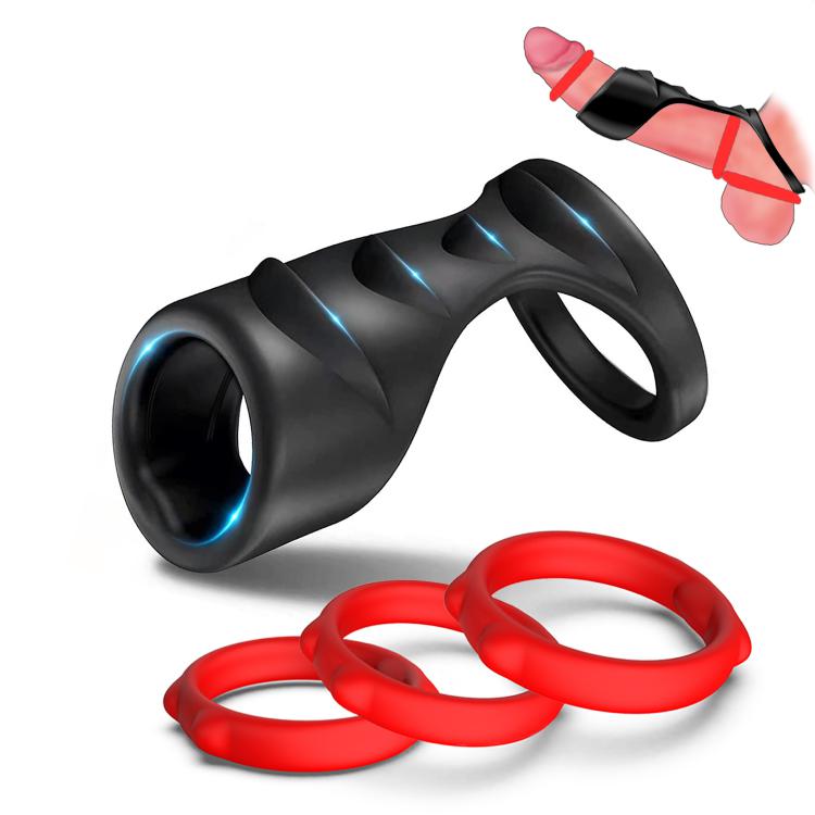 1pc Silicone Penis Rings Delay Ejaculation Cock Ring Sexy Erection For Couple Pleasure Male