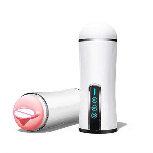 3d Realistic Silicone Electric Male Masturbator Deep Throat Pocket Pussy Oral  For Man's Masturbation Vibrating Voice
