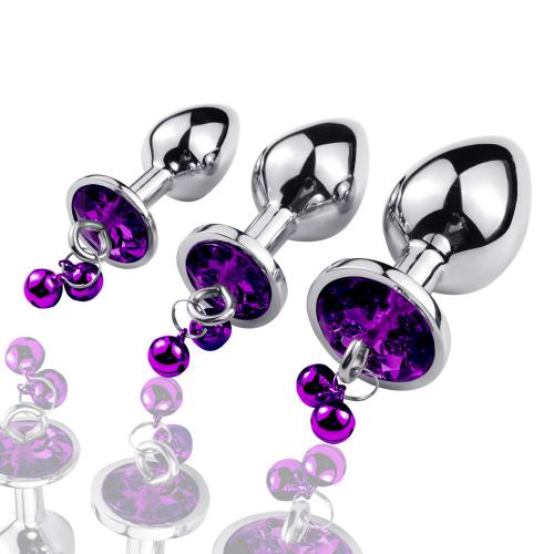 Anal Plug With Bells Aluminium Alloy Fun   Metal Butt Sex For Man And Women Juguetes Sexuales