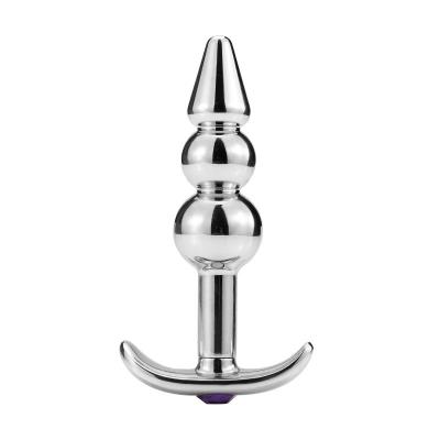 Anchor Metal Anal Plug For Men And Women   Glass Material Expansion Back Court Flirting Training Tool