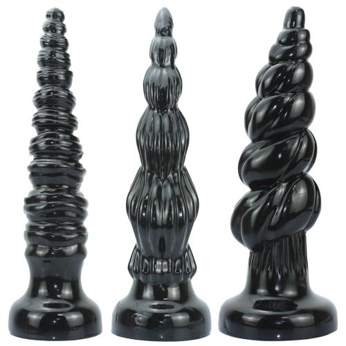 Black Extra Large Thick & Long Anal Expansion Plug For Men Women Erotic Backcourt Device  Masturbation Dildo