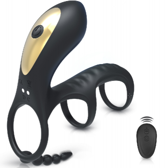Clitoral Sucking Vibrator Cock Ring Vibrating Three Penis Rings Male   G-spot Stimulators For Men Women