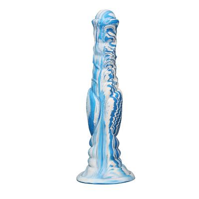Cross-border Extra Large Silicone Dildos Mixed Color Female Erotic Simulated Penis Horseanal Plug Fisting For S